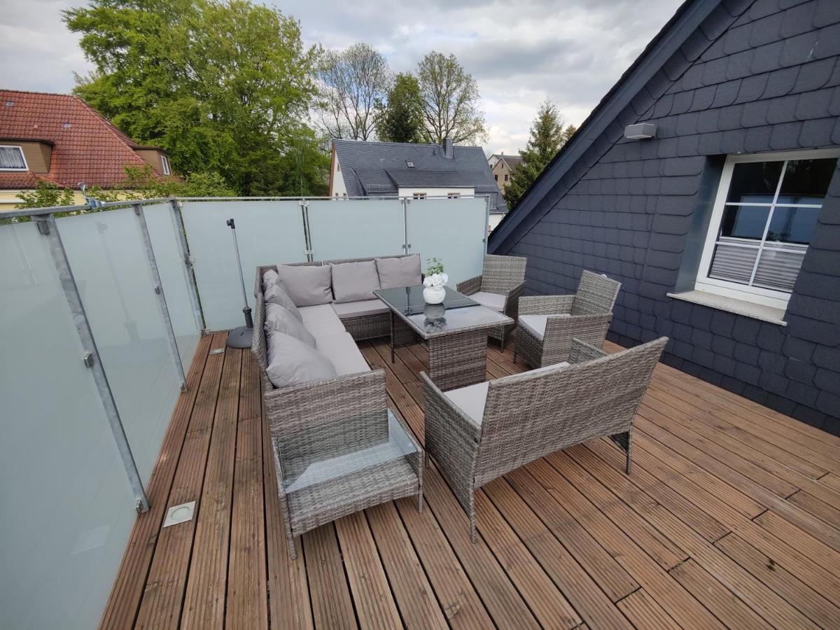 Ferienhaus Villa Adelsberg Mit Dachterrasse In Zentraler Lage Fuer Bis Zu 10 Personen Хемніц Екстер'єр фото